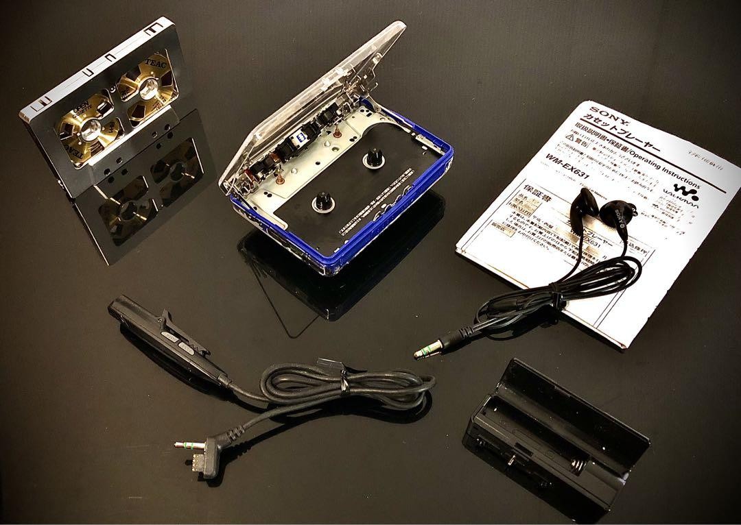 Sony WM-EX631 Transparent Walkman, Serviced, Fully Working