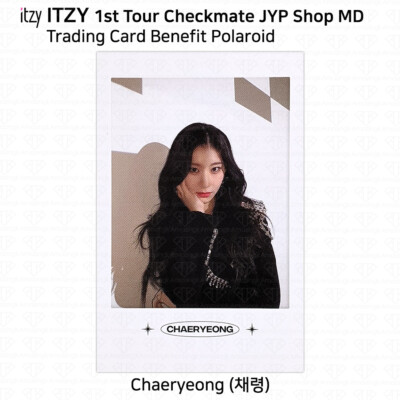 ITZY 1st Tour Checkmate Official MD Trading card Photocard JYP