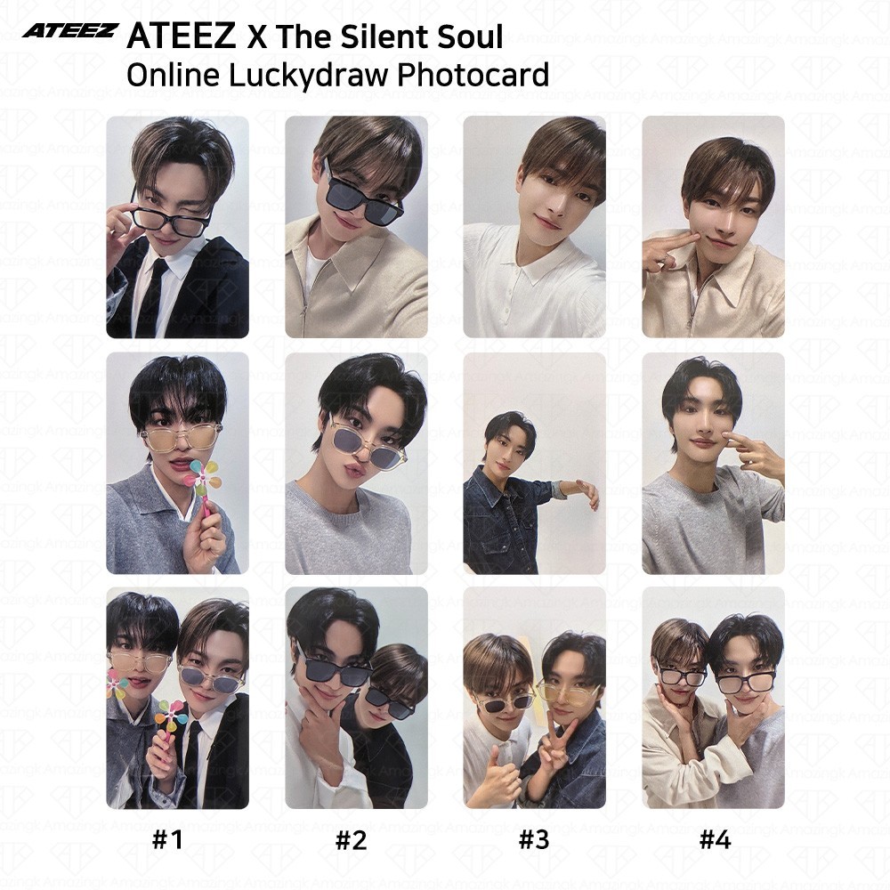 ATEEZ X The Silent Soul Online Luckydraw Photocard HONGJOONG