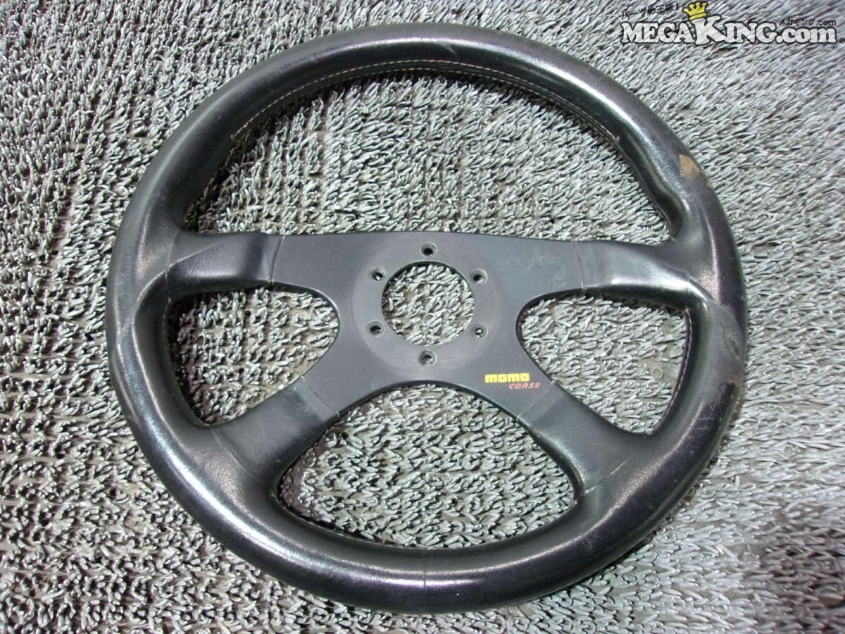 Rare MOMO Steering Wheel CORSE 360mm 4-Spoke TYP N36 KBA 70185 F/S