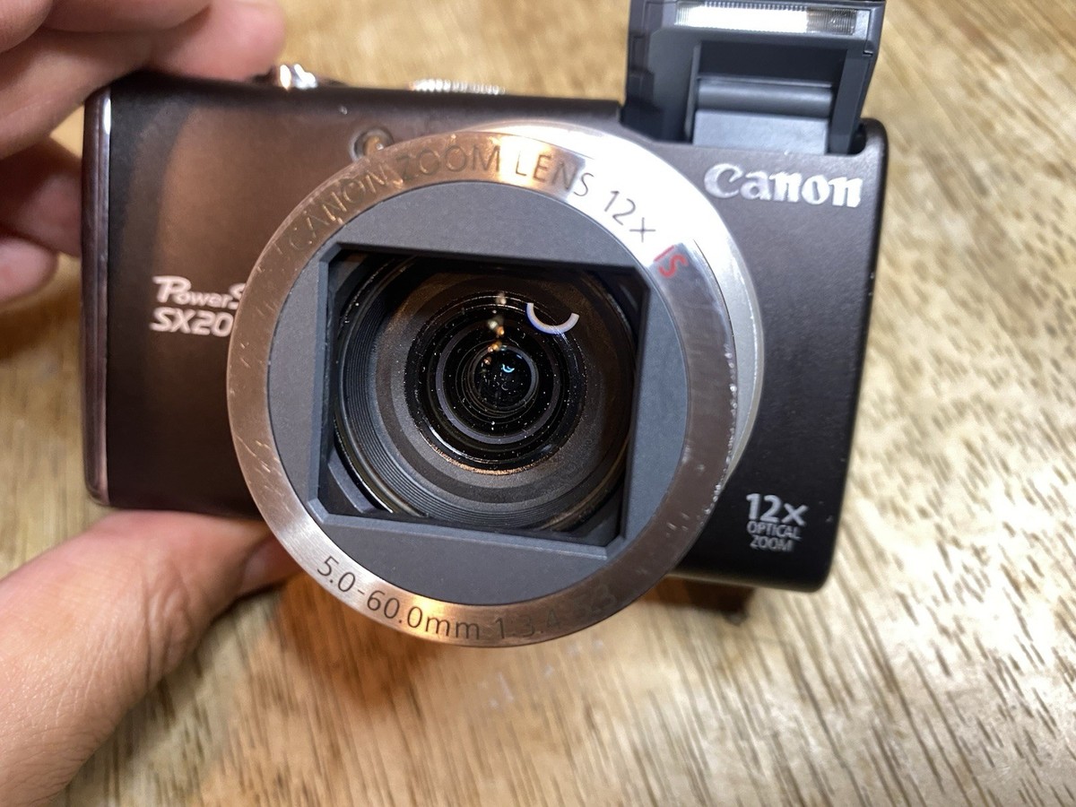 Canon PowerShot SX200 IS 12.1MP Digital Camera TESTED Working NO