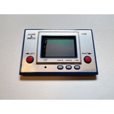 NINTENDO GAME AND & WATCH Fire 1980 w/ BOX Direct From Japan Very