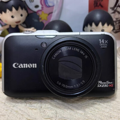 Canon PowerShot SX230 HS 12.1MP Digital Camera - Black Tested | eBay