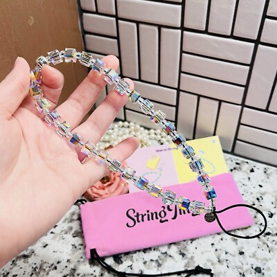 スマホアクセサリー StringTing Drip Ting Crystal Wristlet String