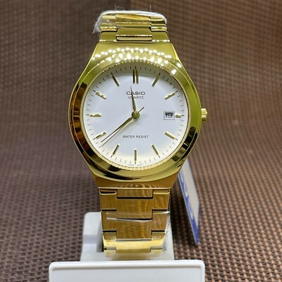 Casio MTP-1170N-7A Standard Analog Gold Tone Stainless Steel Men's