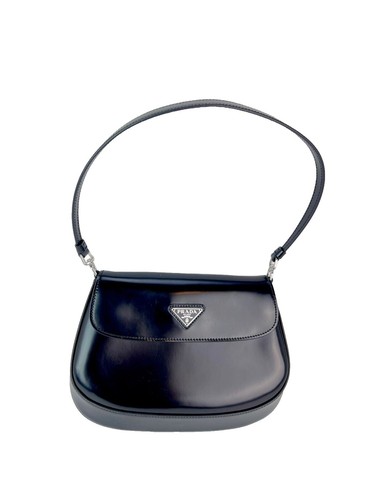 Y2K Prada Vintage Shoulder Bag Black Baguette | eBay