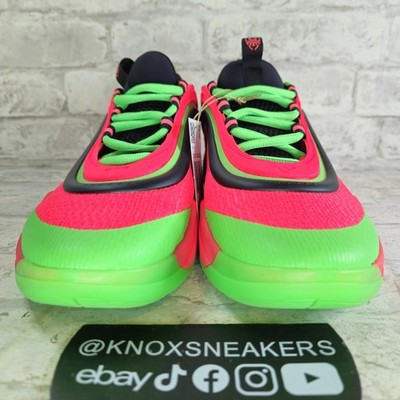 ADIDAS D.O.N. Issue 6 Neon Lucid Red Big Apple JI1547 Men's Size 9