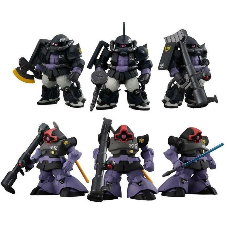 NEW BANDAI FW GUNDAM CONVERGE core Mobile Suit Black Tri Star zaku