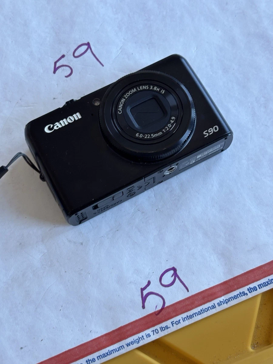 Canon PowerShot S90 デジタルカメラ 純正ケース付き動作確認済 Canon