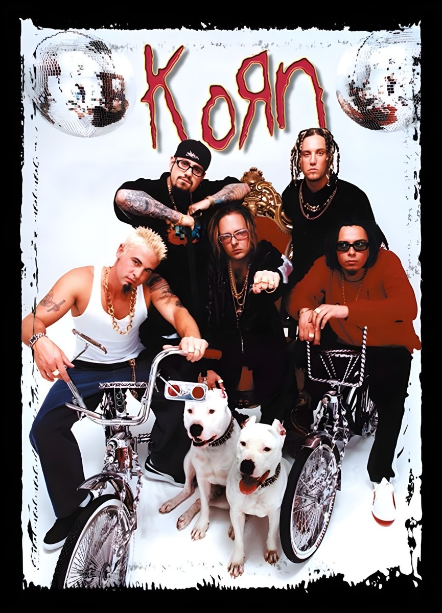 11.69x16.54 Korn Band Poster Jonathan Davis Nu Metal Photography