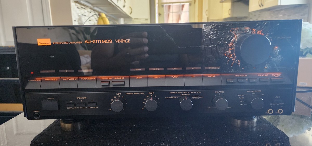 SANSUI AU-X111 MOS Vintage Master Integrated Amplifier AMP - Works