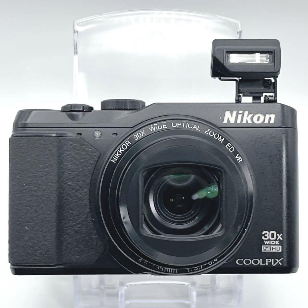 Nikon Coolpix S9900 Black 16.0MP 30x Compact Digital Camera Used