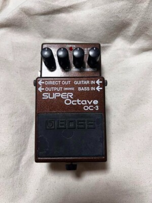 Boss OC-3 Octave Guitar Effect Pedal W/o Box 4957054083847| eBay
