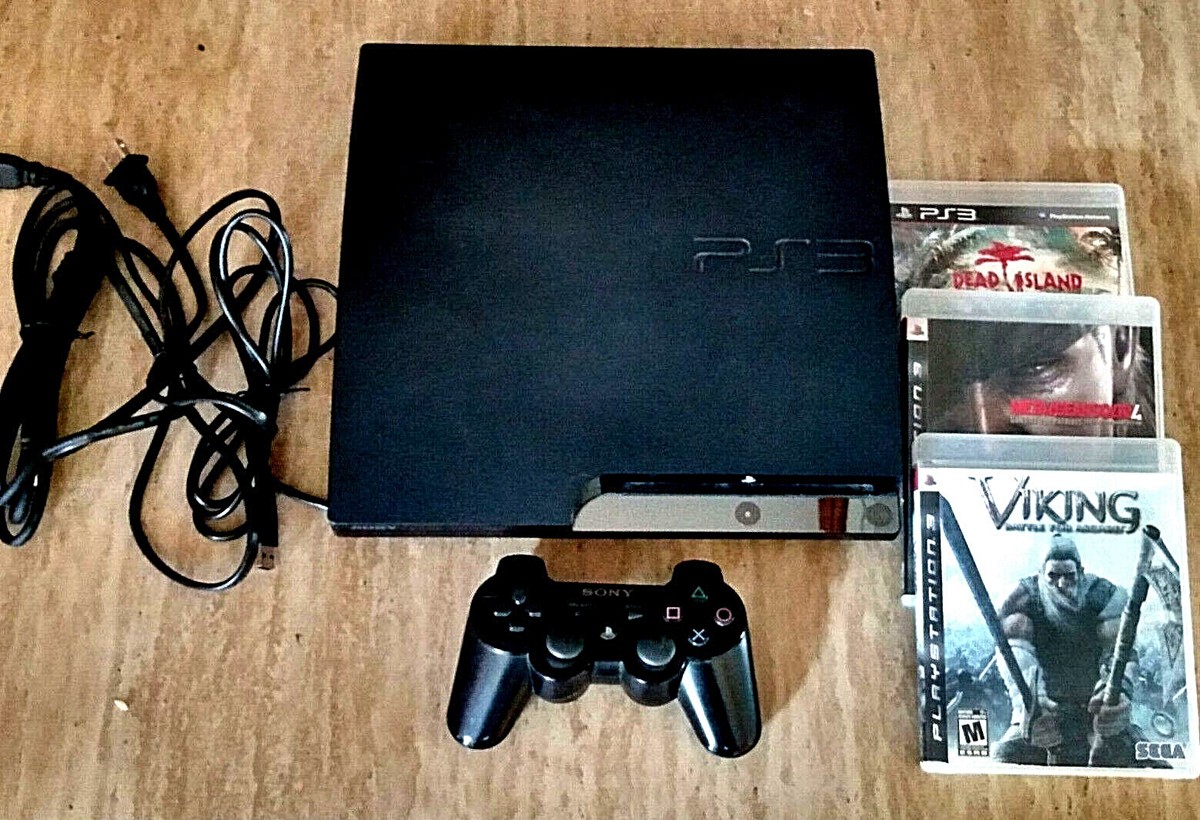 Sony PlayStation 3 Slim Launch Edition 160GB Charcoal Black