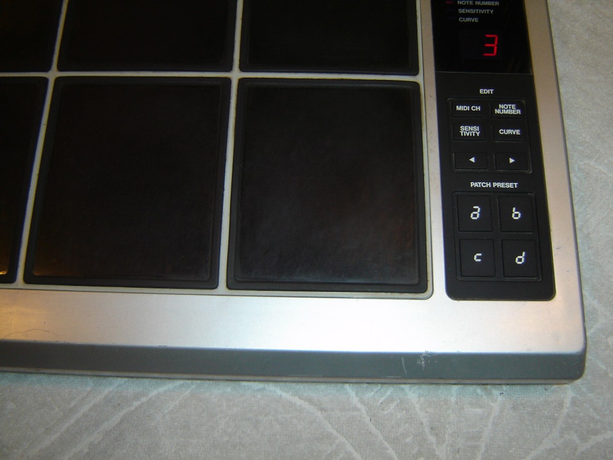 Roland PAD-8, Octapad, Original, 8 Pad Drum Midi, Vintage Unit, As