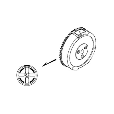Honda 31110-Z5K-840 Flywheel; 31110Z5T820 Made by Honda (SEL-4POLE