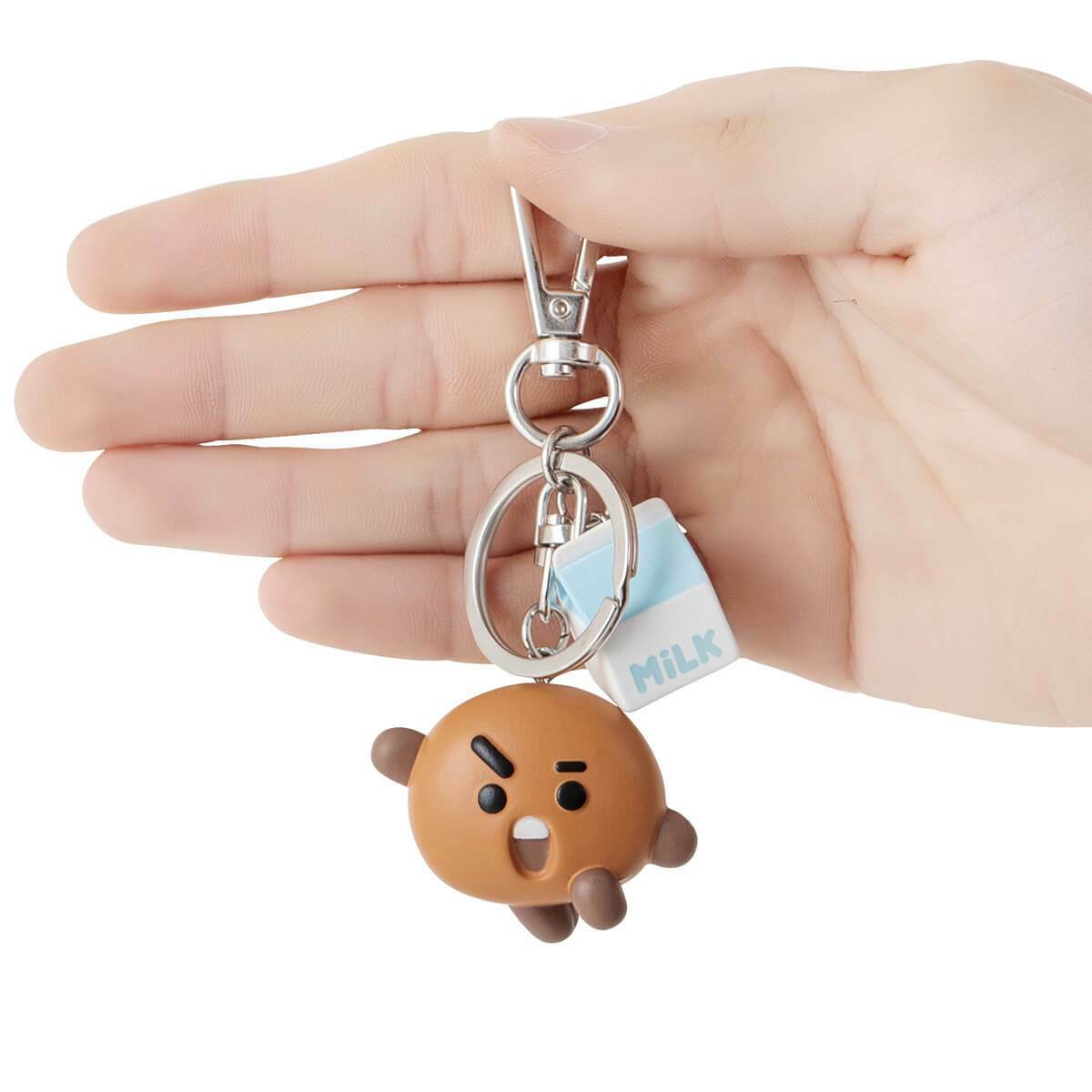 BTS BT21 Official Authentic Goods Shooky Mini Figure Keyring +