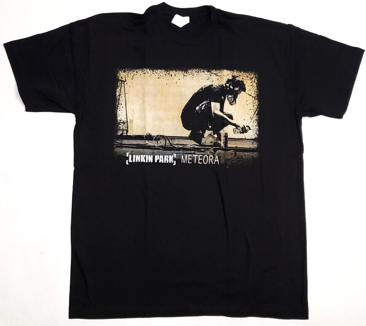 LINKIN PARK METEORA T-shirt Adult Men's Black Tee New | eBay