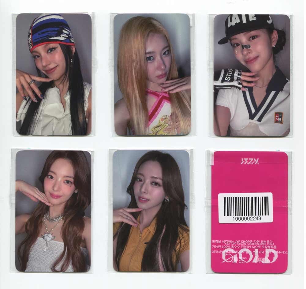 ITZY - GOLD [JYP STORE] PREORDER EXCLUSIVE OFFICIAL PHOTOCARD | eBay