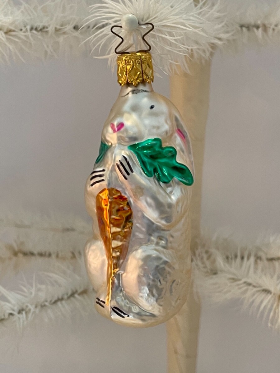 6 Vintage Inge Old World Christmas -Feather Tree Baby Ornaments