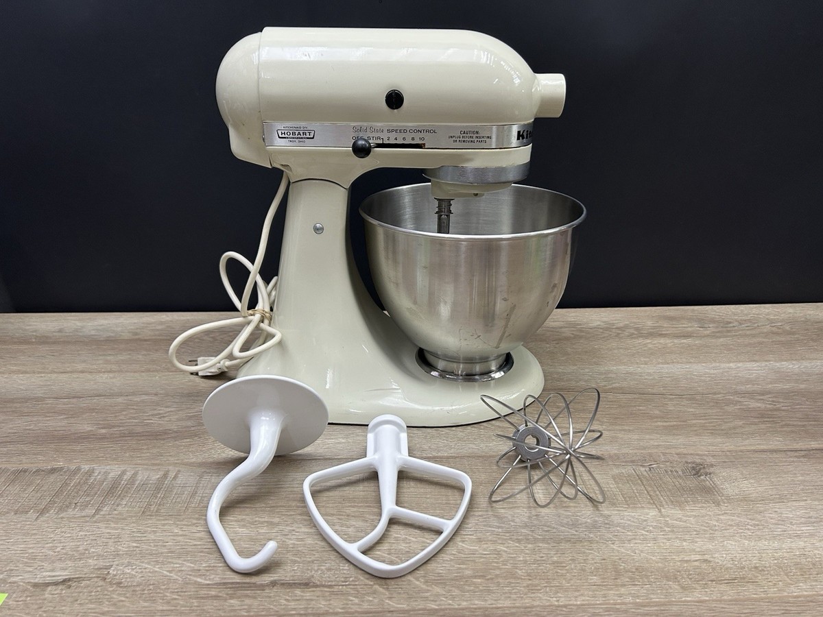 KitchenAid K45SS クリームカラー スタンドミキサー KitchenAid K45SS
