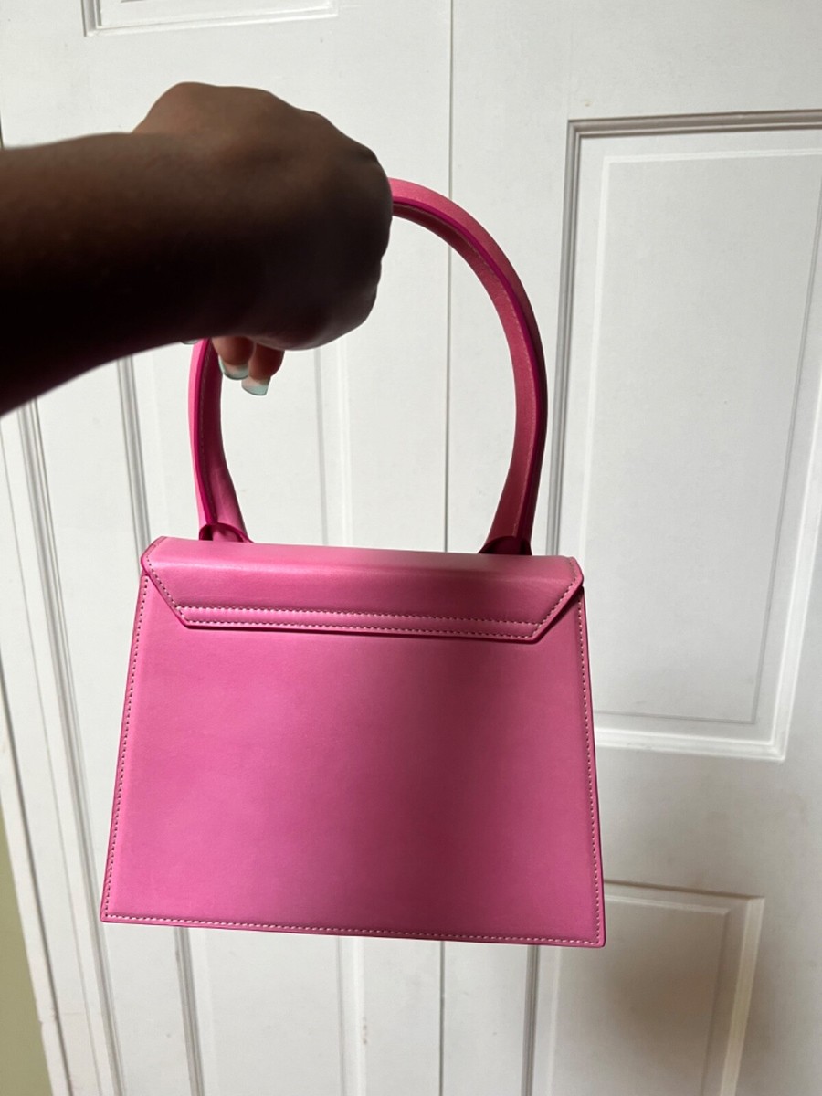 Jacquemus Le Grand Chiquito Bag Leather Large Pink | eBay