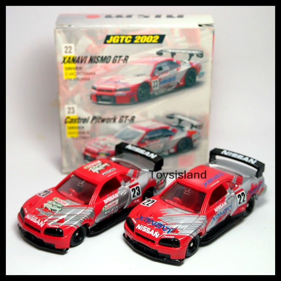 TOMICA NISMO 2002 JGTC Castrol PITWORKS XANAVI NISSAN SKYLINE GT-R