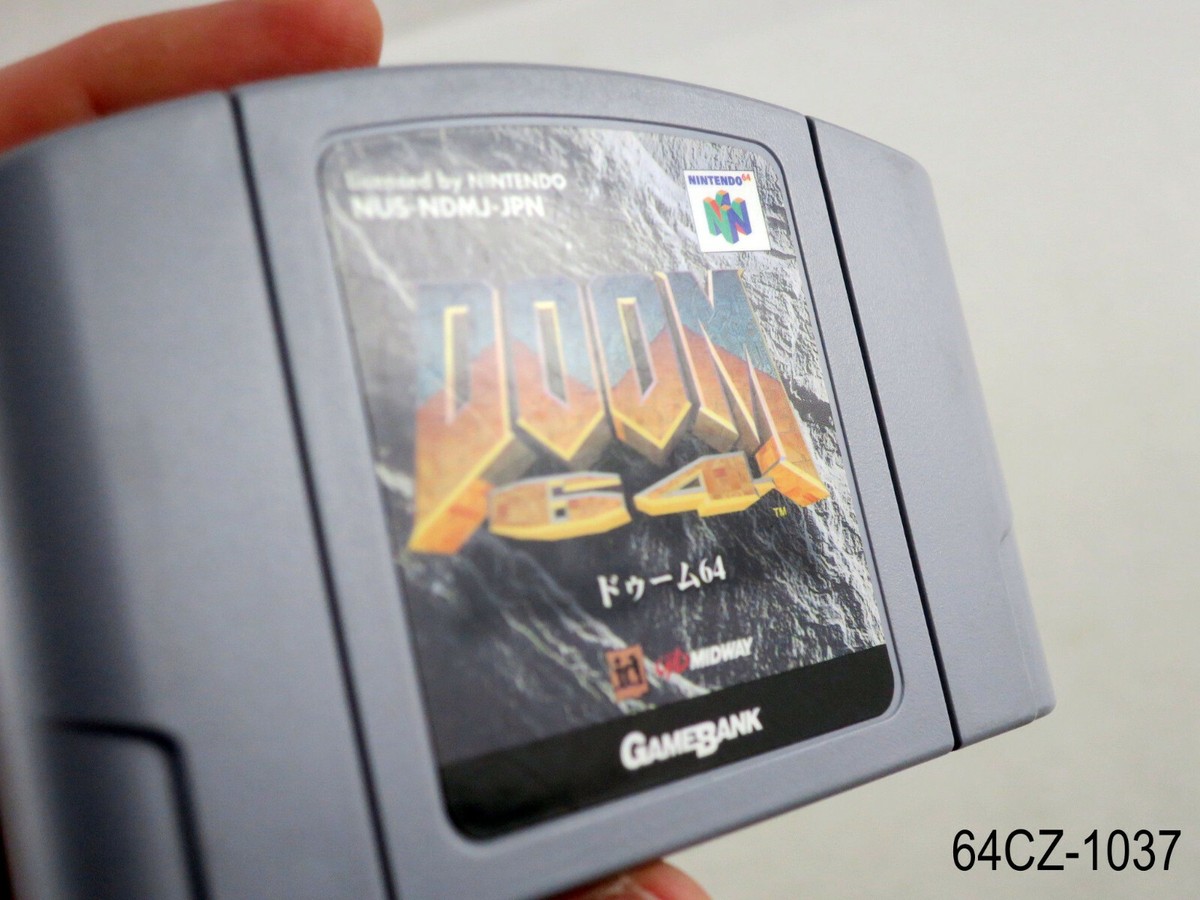 Doom 64 Nintendo 64 Japanese Import Cart only Japan JP US Seller