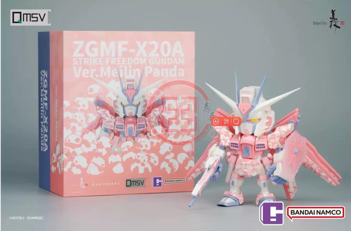Bandai QMSV ZGMF-X20A Stirke Freedom Gundam Meilin Panda Ver