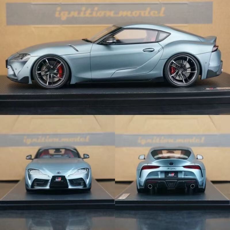 RARE* Ignition Model 1/18 Toyota GR Supra RZ (A90) Matte Gray