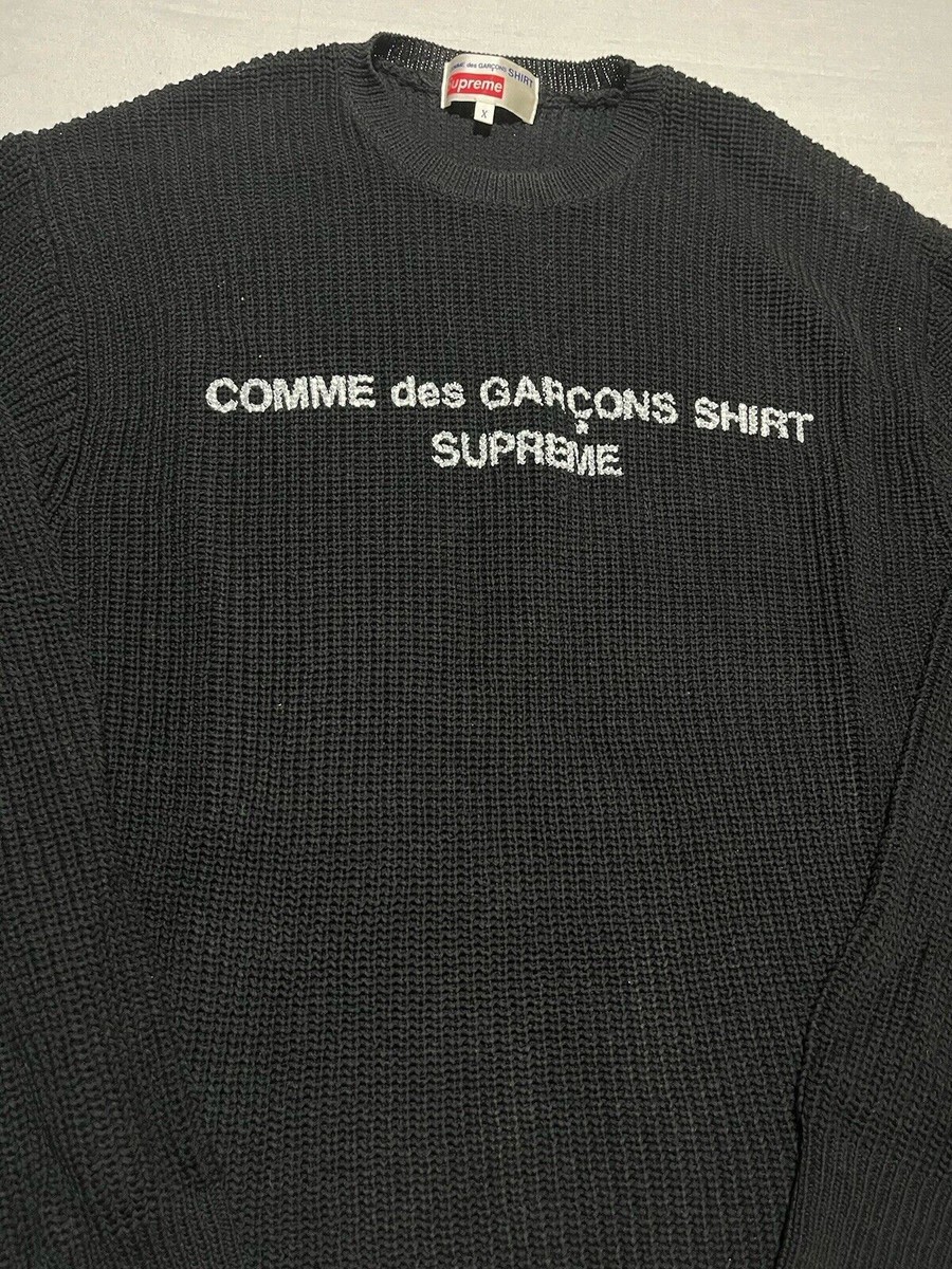 Supreme COMME des GARCONS SHIRT Sweater XL NWOT GM5 | eBay
