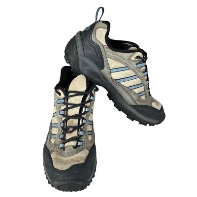 Merrell Blade Suede Trail Walking Shoes Women's 8.5 Gray Blue