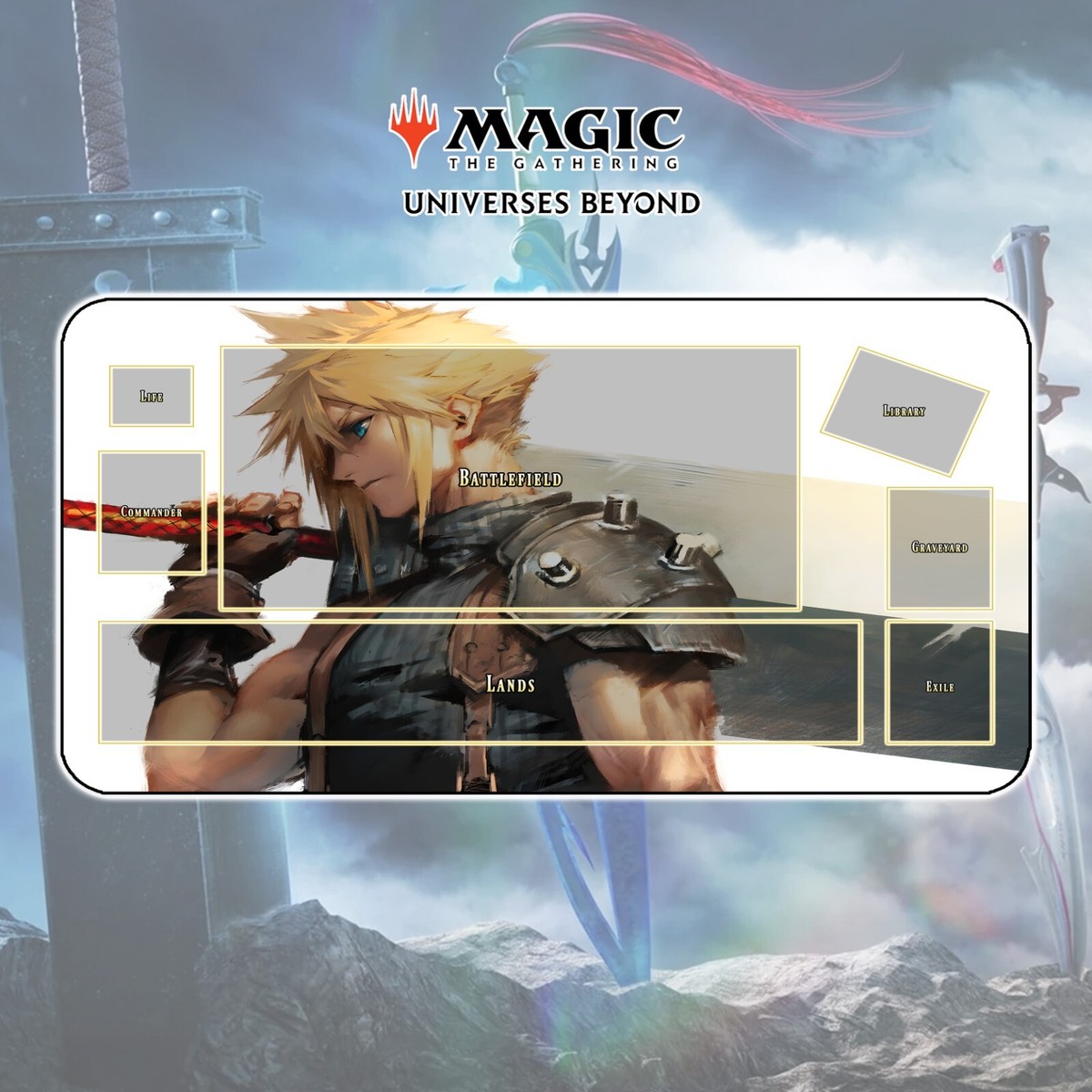 Magic Con 会場限定プレイマット クラウド ファイナルファンタジー
