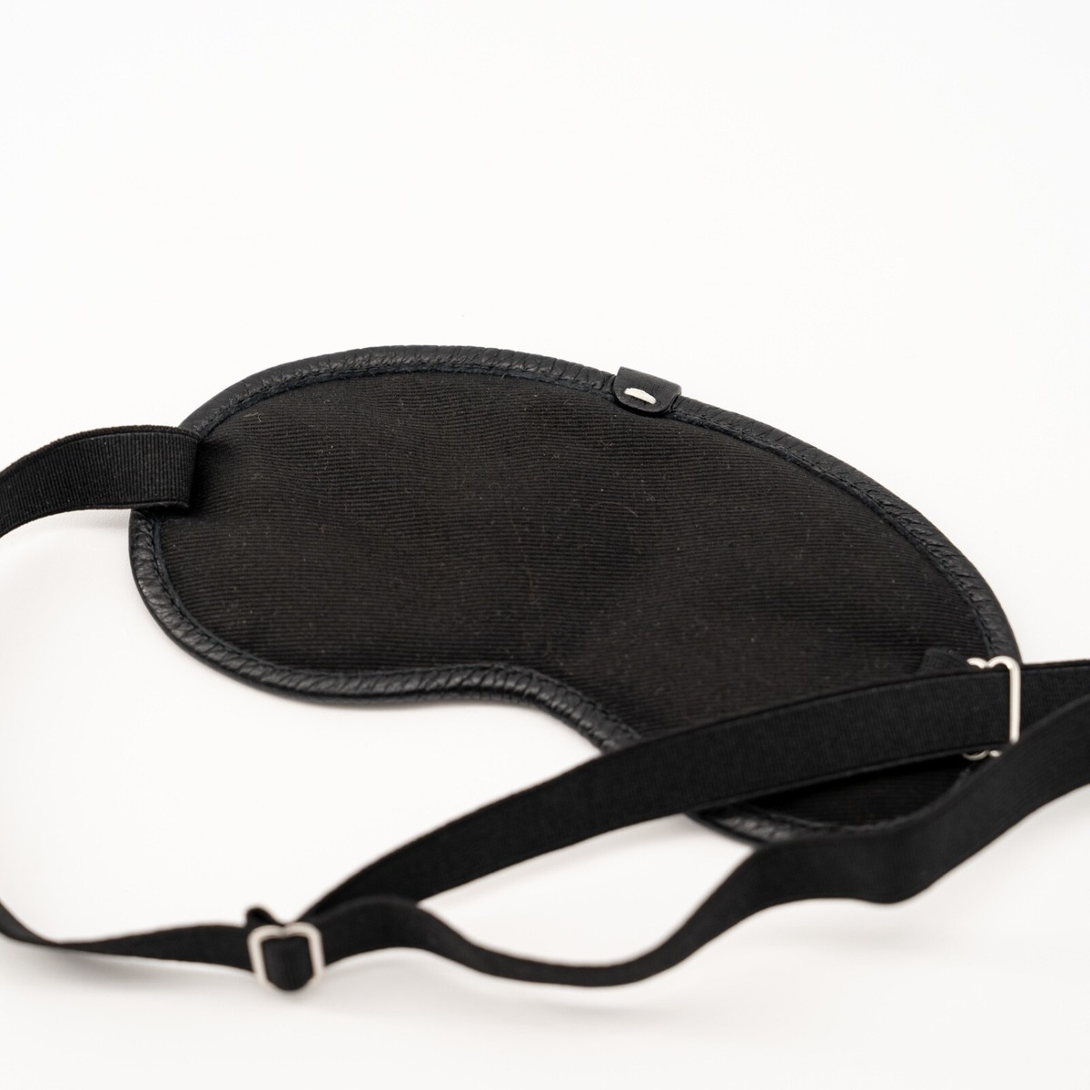 Maison Margiela Eye Mask Case Set Black Leather Travel | eBay