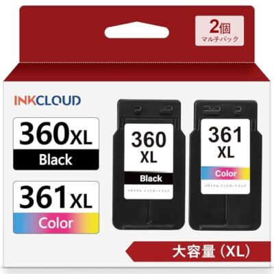 BC-360XL BC-361XL BC-360 BC-361 Canon Ink 360 361 Large Capacity