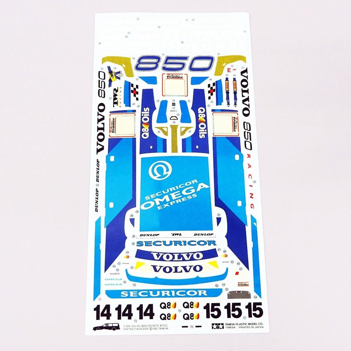 Tamiya 1/24 Volvo 850 Estate BTCC model kit 24162 Japan NEW | eBay