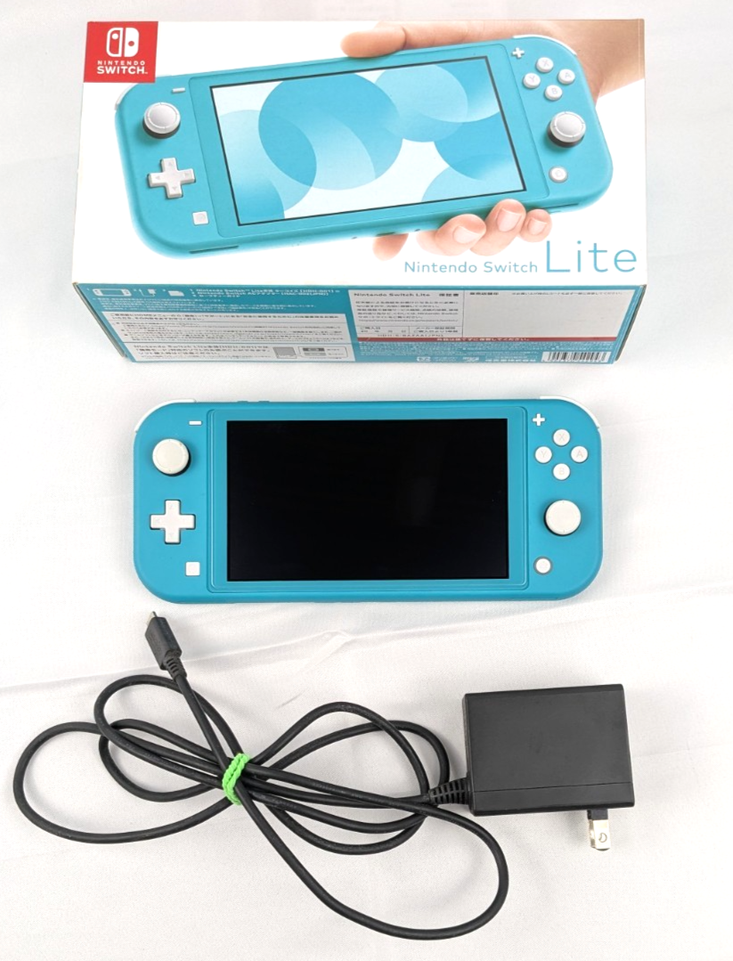 Nintendo Switch Lite Handheld Game Console turquoise W/B Region