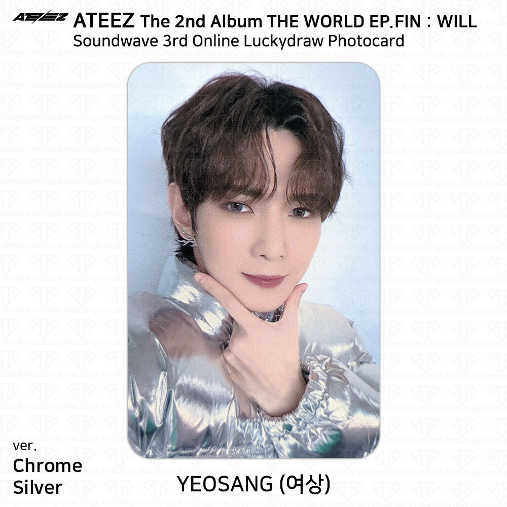 ATEEZ 2nd Album THE WORLD EP.FIN WILL Soundwave 3rd Online Lucky