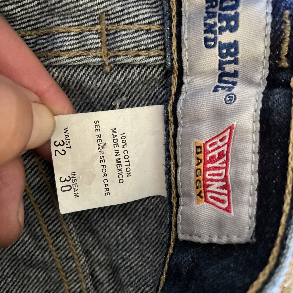 Vintage Herren Anchor Blue Jeans Beyond Baggy Größe 32x30 | eBay