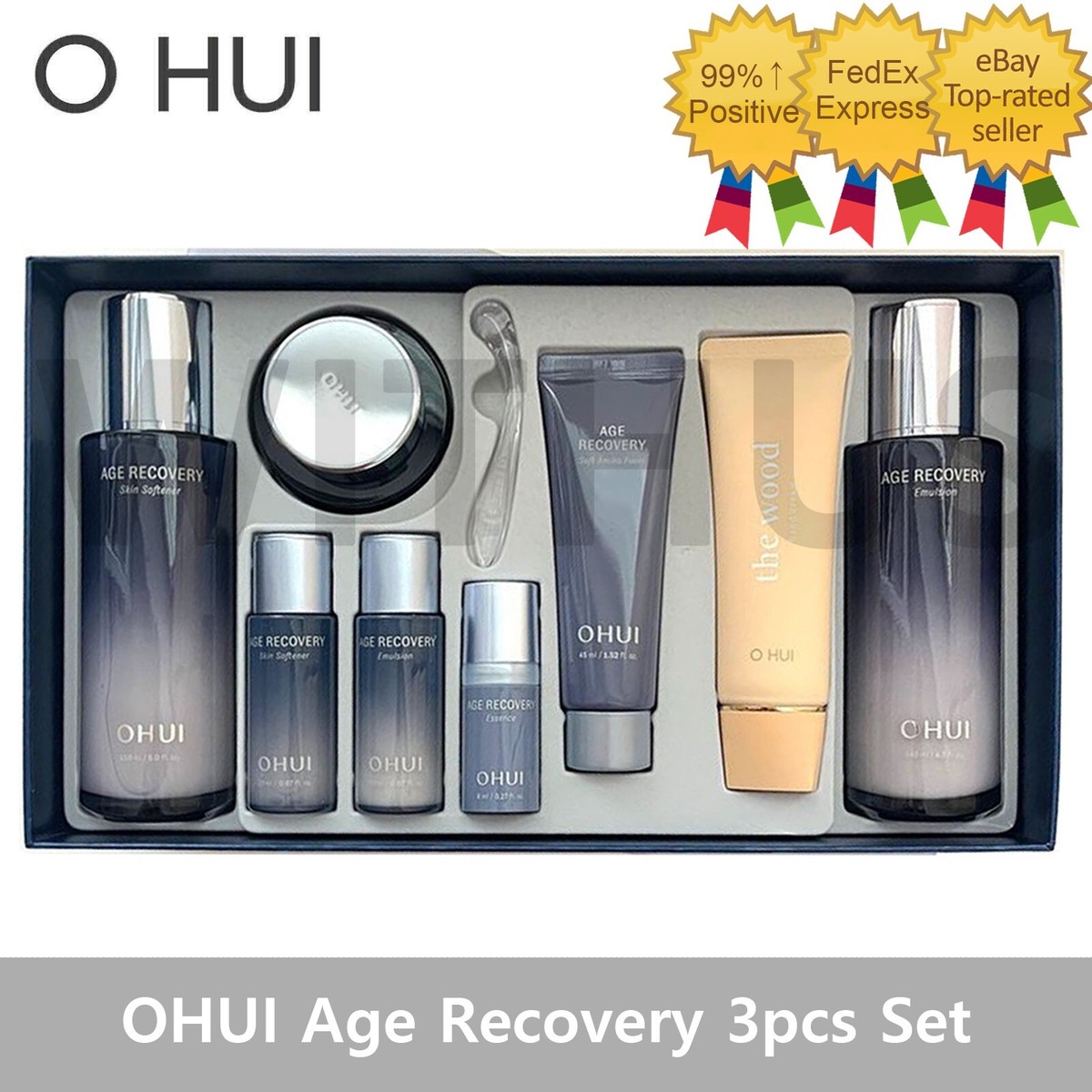 O HUI Age Recovery Special 3pcs Skincare Set Toner Emulsion Cream