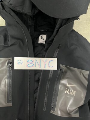 NIKE x Undercover Chaos Balance Black Fishtail Parka w/ 2-in-1