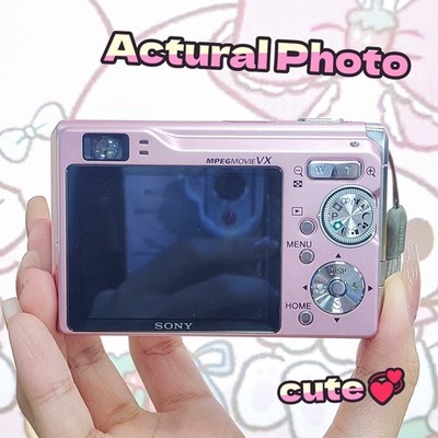 Sony Cybershot DSC-W80 Digicam Digital Compact Camera 7.2MP Pink