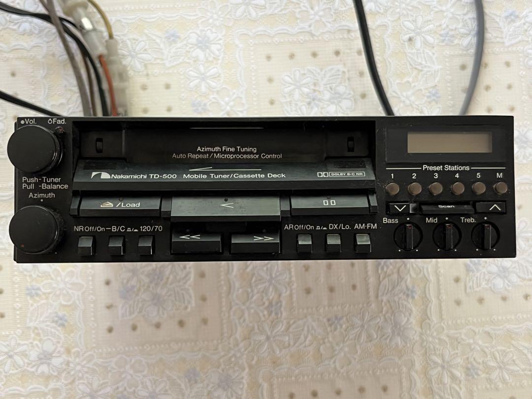 NAKAMICHI TD-500 Mobile Tuner Cassette Deck 