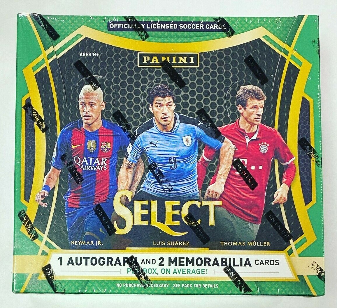 2016-2017 Panini Select Soccer Hobby Box Sealed Free Shipping | eBay