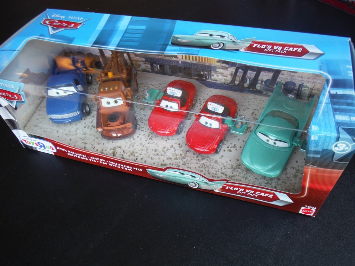 DISNEY PIXAR CARS FLO'S V8 CAFE HANK HALLSUM 5 PACK WAITRESS MIA