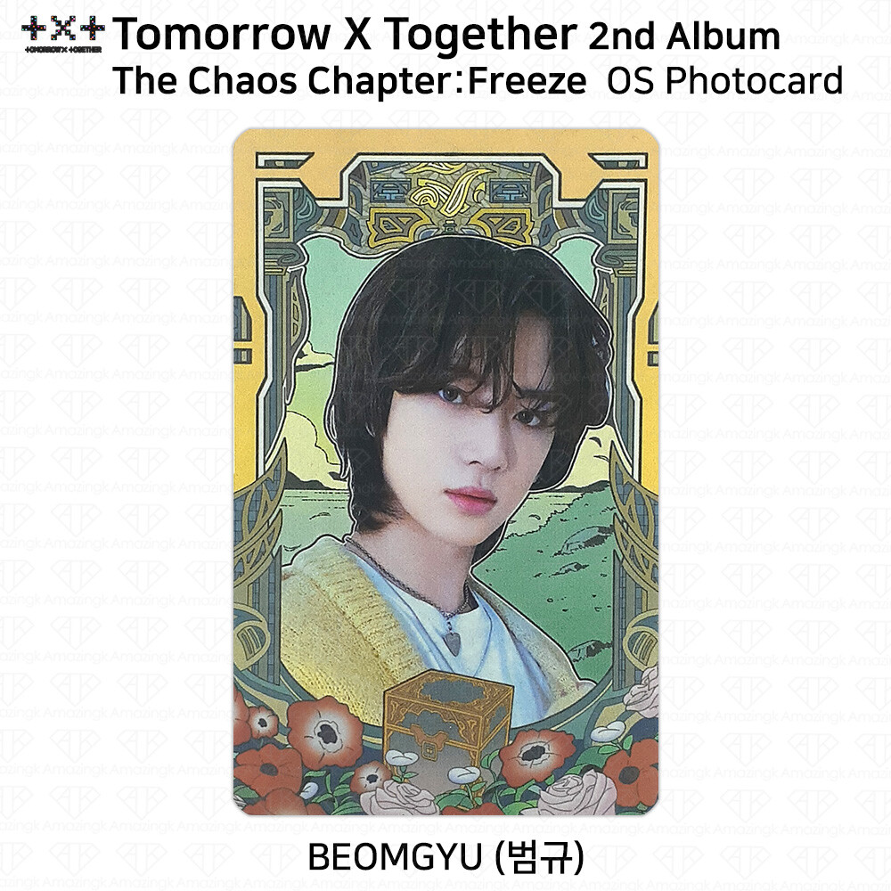 TXT 2nd Album The Chaos Chapter Freeze Official Photocard OS