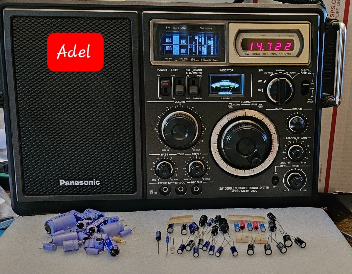 Panasonic RF-2800 With RED Digital Display Repair & Upgrade