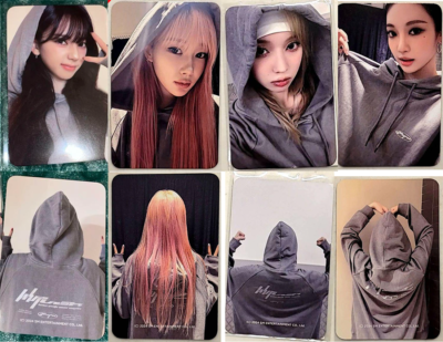 aespa Whiplash popup store Hoodie Double-sided Official Photocard