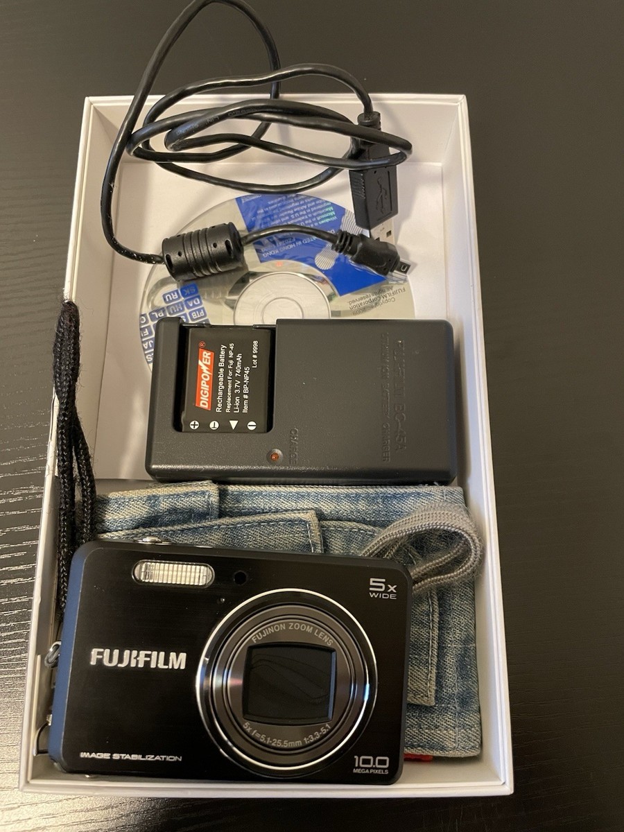 Fujifilm FinePix J Series J250 10.0MP Digital Camera - Black for