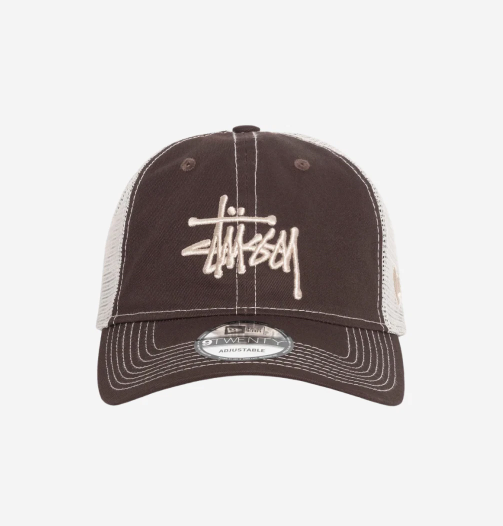 Stussy X New Era 9twenty Basic Trucker Shade, Brown | eBay